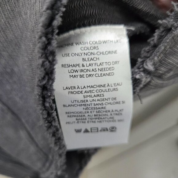 Pilcro Belted Vest Small Gray Sleeveless Belted Snap Up Utility Grunge Goblin - Picture 13 of 15